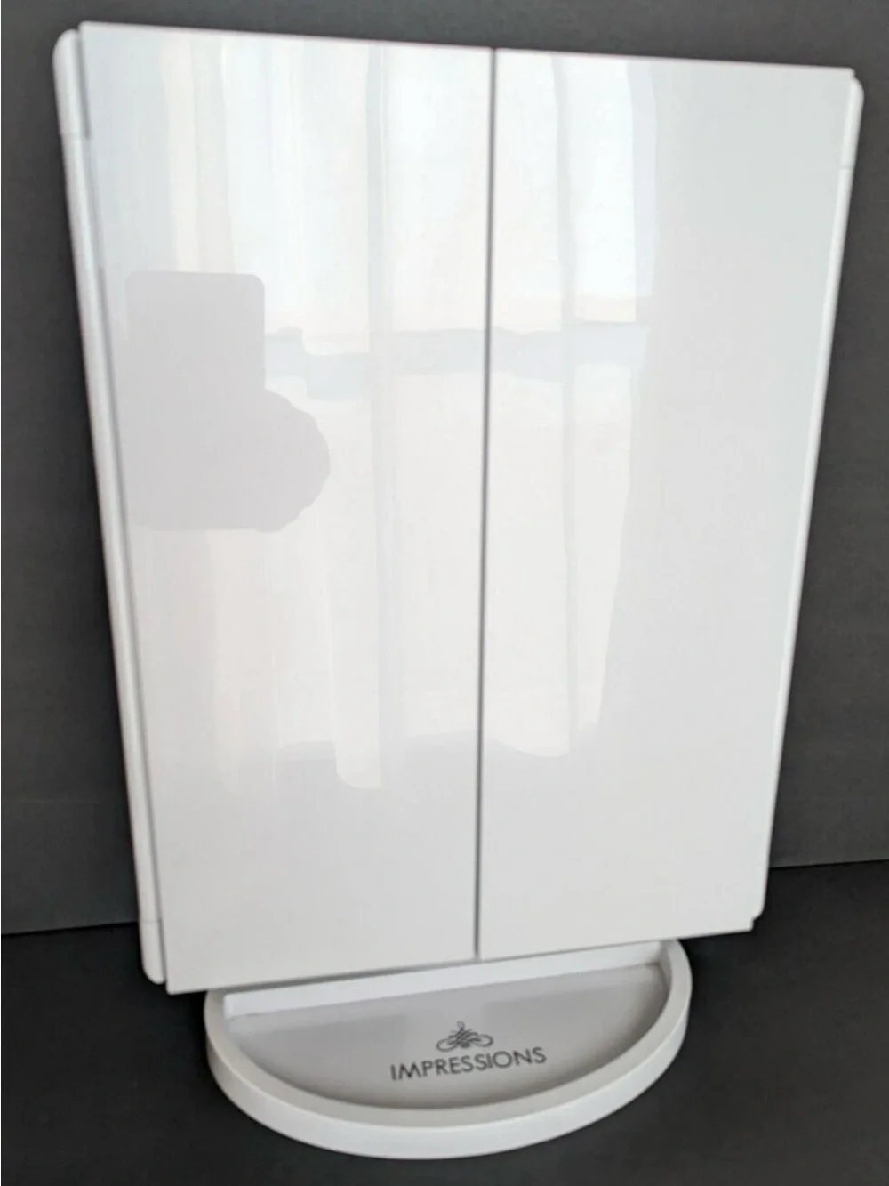 Impressions Tri Fold Make Up Mirror LED Touchscreen
